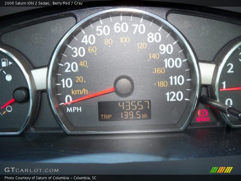 Berry Red / Gray 2006 Saturn ION 2 Sedan