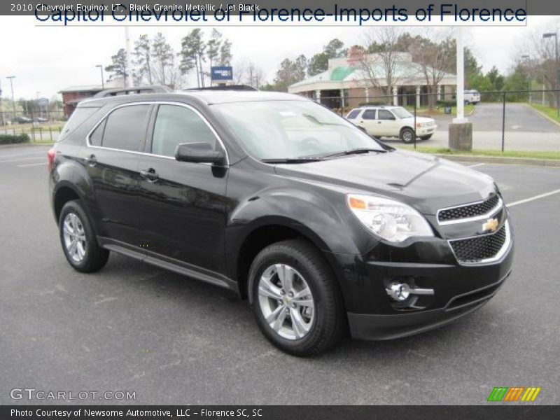 Black Granite Metallic / Jet Black 2010 Chevrolet Equinox LT