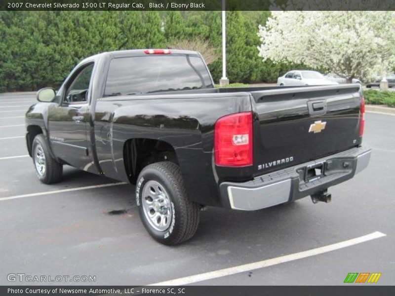 Black / Ebony Black 2007 Chevrolet Silverado 1500 LT Regular Cab