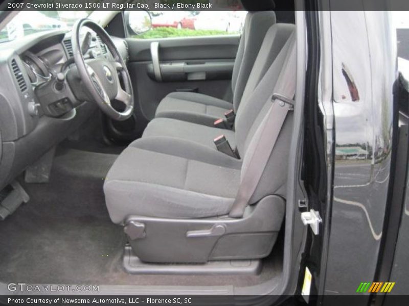 Black / Ebony Black 2007 Chevrolet Silverado 1500 LT Regular Cab