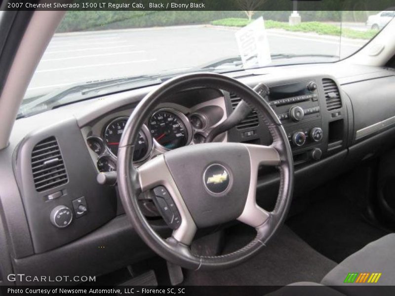 Black / Ebony Black 2007 Chevrolet Silverado 1500 LT Regular Cab