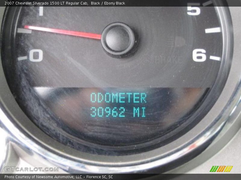 Black / Ebony Black 2007 Chevrolet Silverado 1500 LT Regular Cab