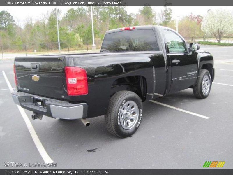 Black / Ebony Black 2007 Chevrolet Silverado 1500 LT Regular Cab