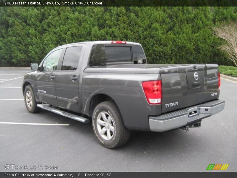 Smoke Gray / Charcoal 2008 Nissan Titan SE Crew Cab