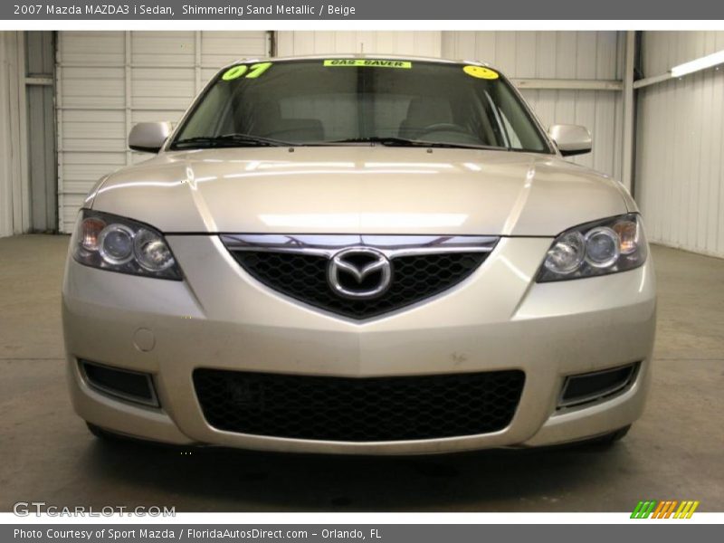 Shimmering Sand Metallic / Beige 2007 Mazda MAZDA3 i Sedan