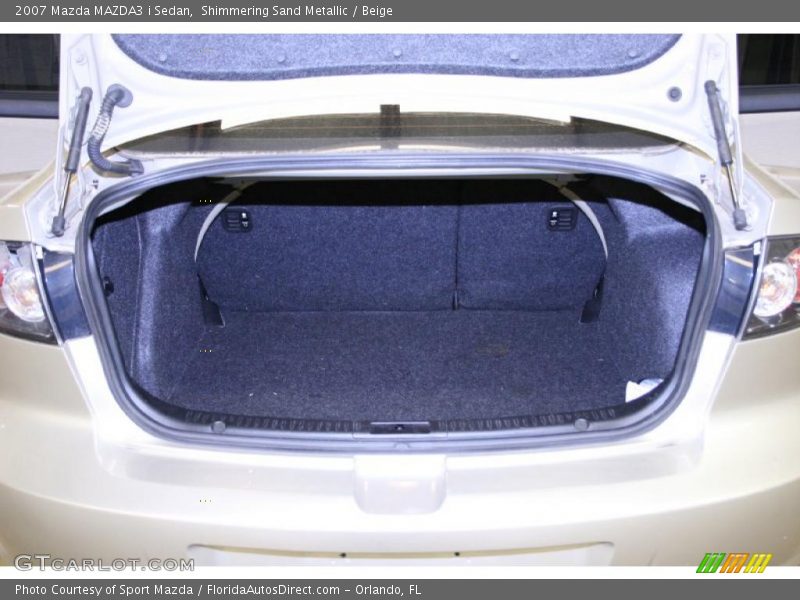 Shimmering Sand Metallic / Beige 2007 Mazda MAZDA3 i Sedan