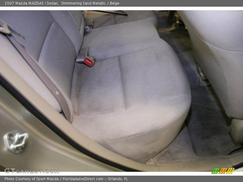 Shimmering Sand Metallic / Beige 2007 Mazda MAZDA3 i Sedan