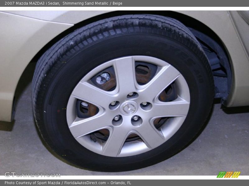 Shimmering Sand Metallic / Beige 2007 Mazda MAZDA3 i Sedan