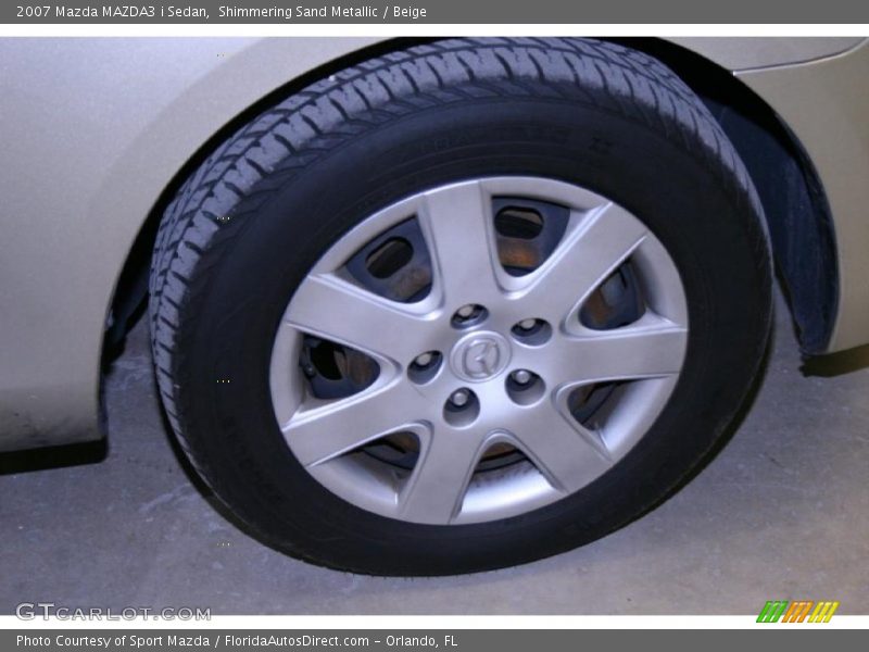 Shimmering Sand Metallic / Beige 2007 Mazda MAZDA3 i Sedan