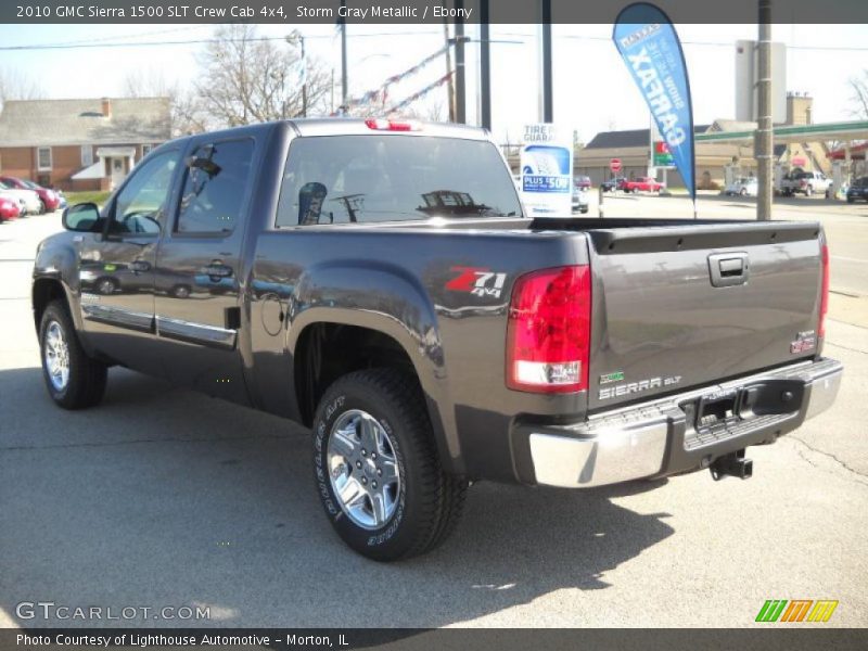 Storm Gray Metallic / Ebony 2010 GMC Sierra 1500 SLT Crew Cab 4x4