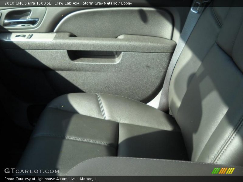 Storm Gray Metallic / Ebony 2010 GMC Sierra 1500 SLT Crew Cab 4x4