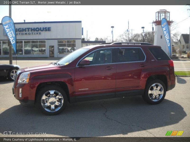 Merlot Jewel Metallic / Jet Black 2010 GMC Terrain SLT