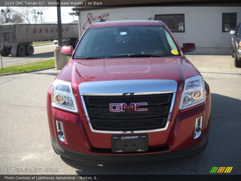 Merlot Jewel Metallic / Jet Black 2010 GMC Terrain SLT