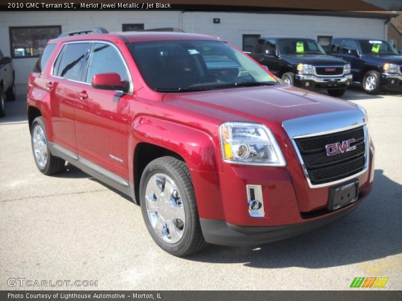 Merlot Jewel Metallic / Jet Black 2010 GMC Terrain SLT