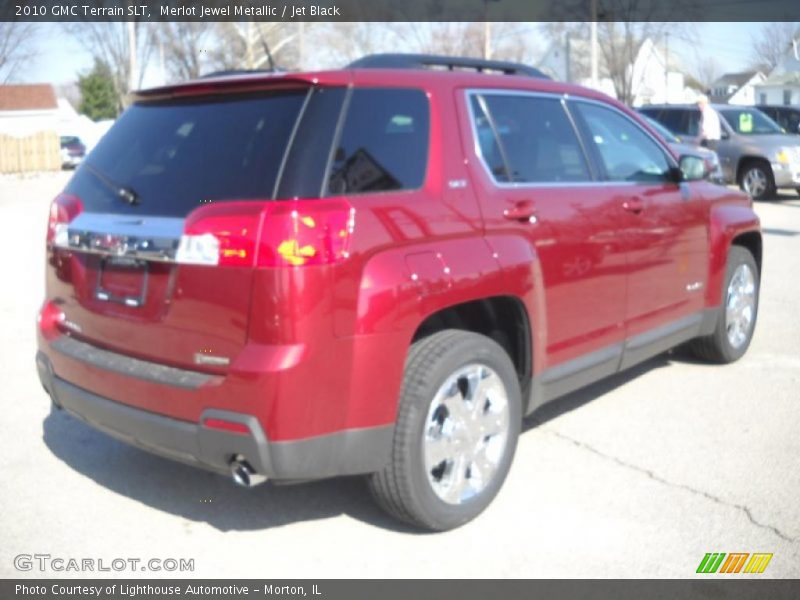 Merlot Jewel Metallic / Jet Black 2010 GMC Terrain SLT