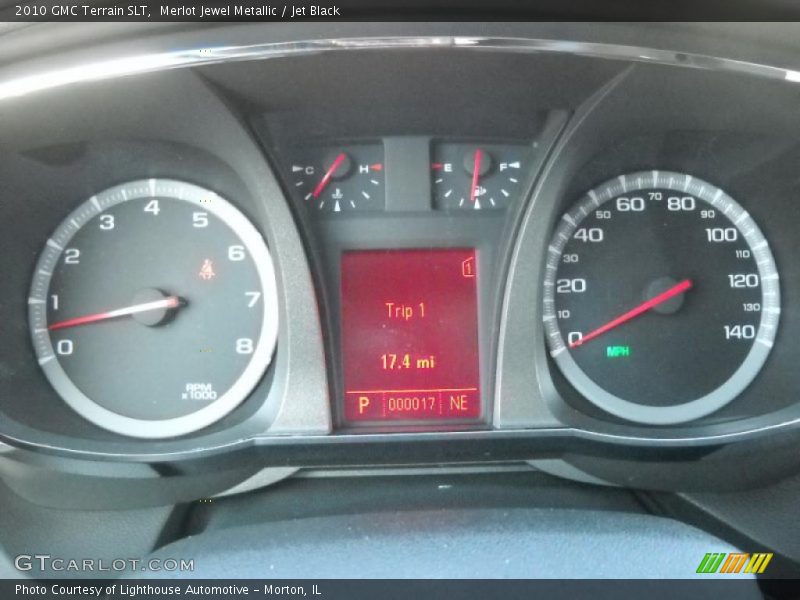Merlot Jewel Metallic / Jet Black 2010 GMC Terrain SLT