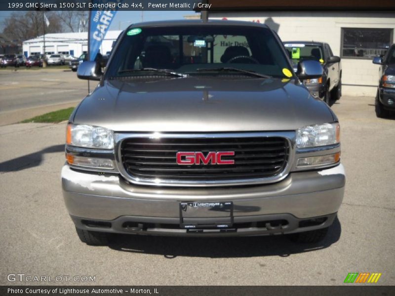 Pewter Metallic / Gray 1999 GMC Sierra 1500 SLT Extended Cab 4x4