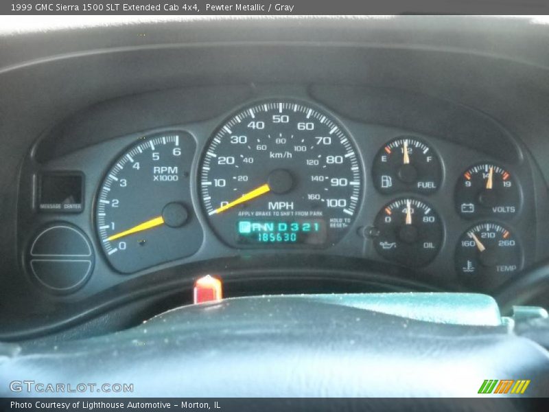 Pewter Metallic / Gray 1999 GMC Sierra 1500 SLT Extended Cab 4x4