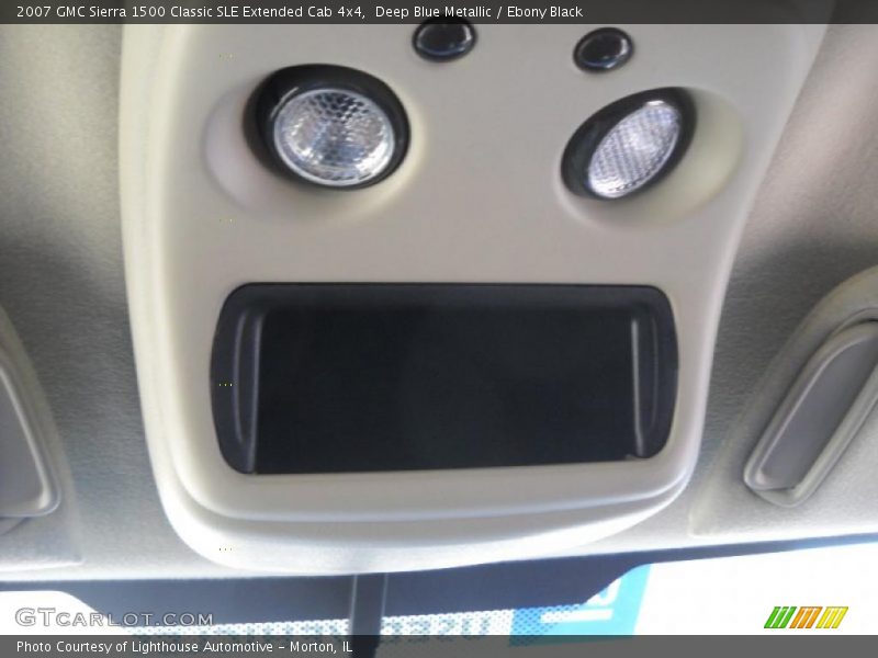 Deep Blue Metallic / Ebony Black 2007 GMC Sierra 1500 Classic SLE Extended Cab 4x4