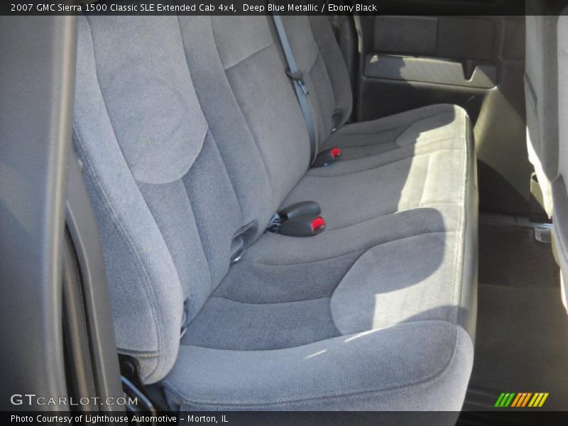 Deep Blue Metallic / Ebony Black 2007 GMC Sierra 1500 Classic SLE Extended Cab 4x4