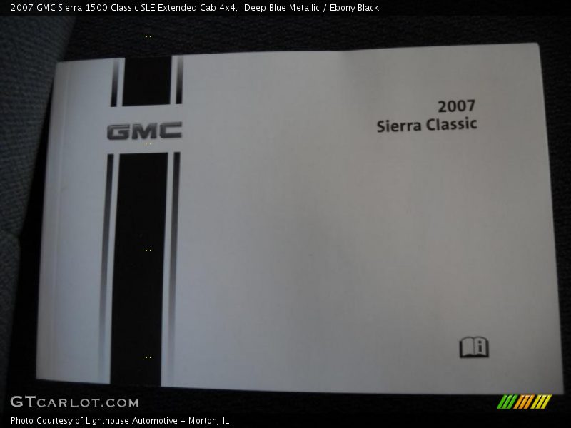 Deep Blue Metallic / Ebony Black 2007 GMC Sierra 1500 Classic SLE Extended Cab 4x4