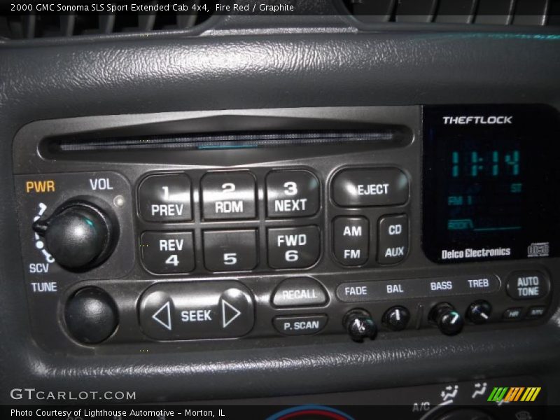 Fire Red / Graphite 2000 GMC Sonoma SLS Sport Extended Cab 4x4