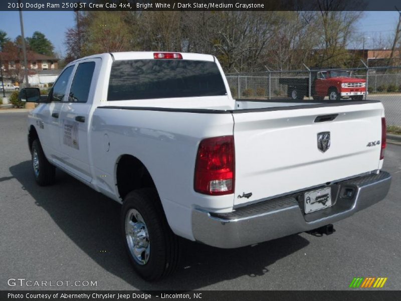 Bright White / Dark Slate/Medium Graystone 2010 Dodge Ram 2500 ST Crew Cab 4x4