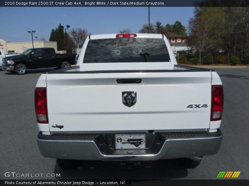 Bright White / Dark Slate/Medium Graystone 2010 Dodge Ram 2500 ST Crew Cab 4x4