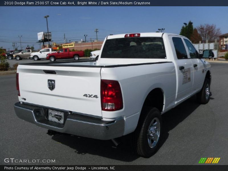 Bright White / Dark Slate/Medium Graystone 2010 Dodge Ram 2500 ST Crew Cab 4x4