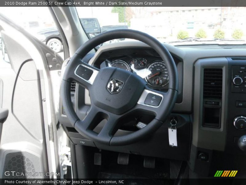 Bright White / Dark Slate/Medium Graystone 2010 Dodge Ram 2500 ST Crew Cab 4x4