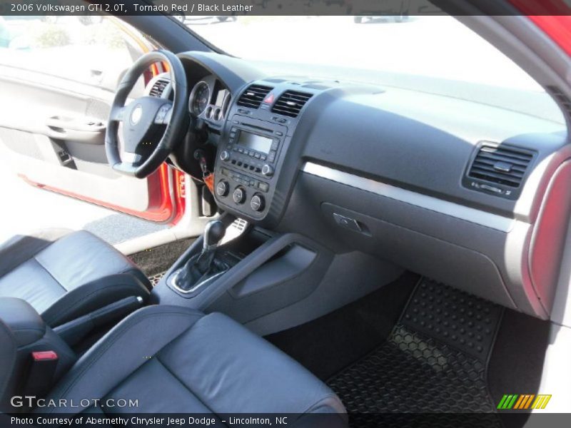 Tornado Red / Black Leather 2006 Volkswagen GTI 2.0T