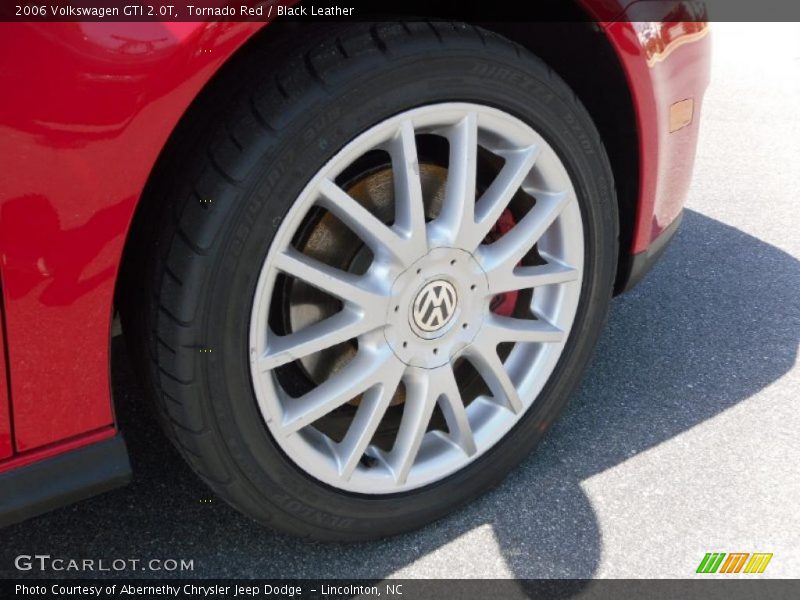 Tornado Red / Black Leather 2006 Volkswagen GTI 2.0T