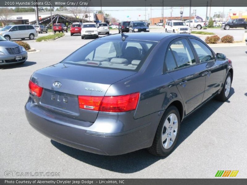 Willow Gray / Gray 2010 Hyundai Sonata GLS