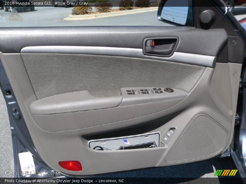 Willow Gray / Gray 2010 Hyundai Sonata GLS