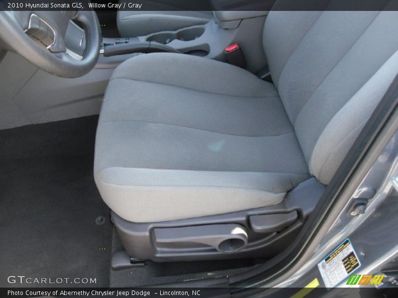 Willow Gray / Gray 2010 Hyundai Sonata GLS