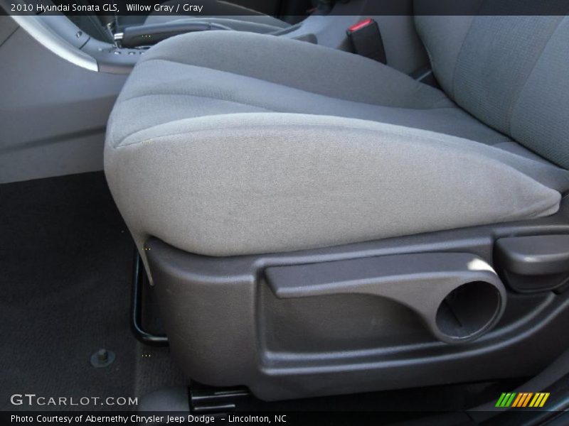 Willow Gray / Gray 2010 Hyundai Sonata GLS