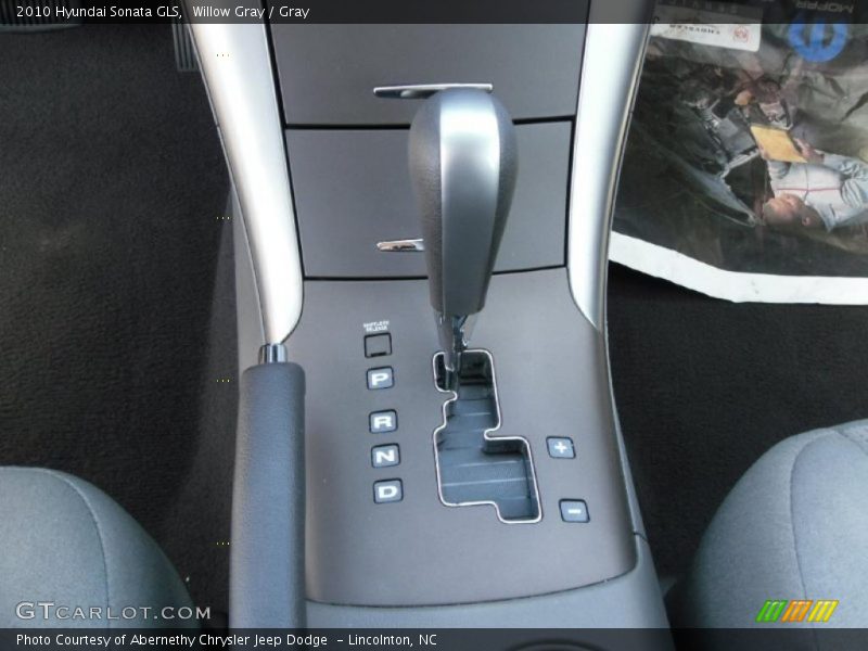 Willow Gray / Gray 2010 Hyundai Sonata GLS