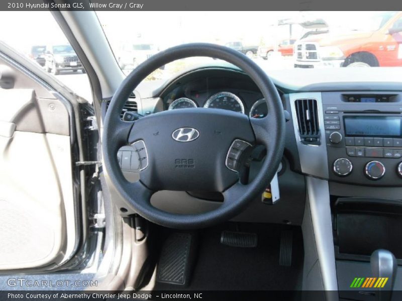 Willow Gray / Gray 2010 Hyundai Sonata GLS