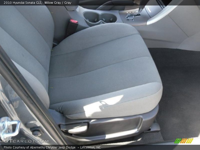 Willow Gray / Gray 2010 Hyundai Sonata GLS