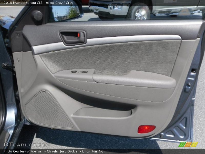 Willow Gray / Gray 2010 Hyundai Sonata GLS