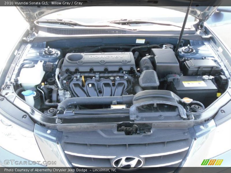 Willow Gray / Gray 2010 Hyundai Sonata GLS