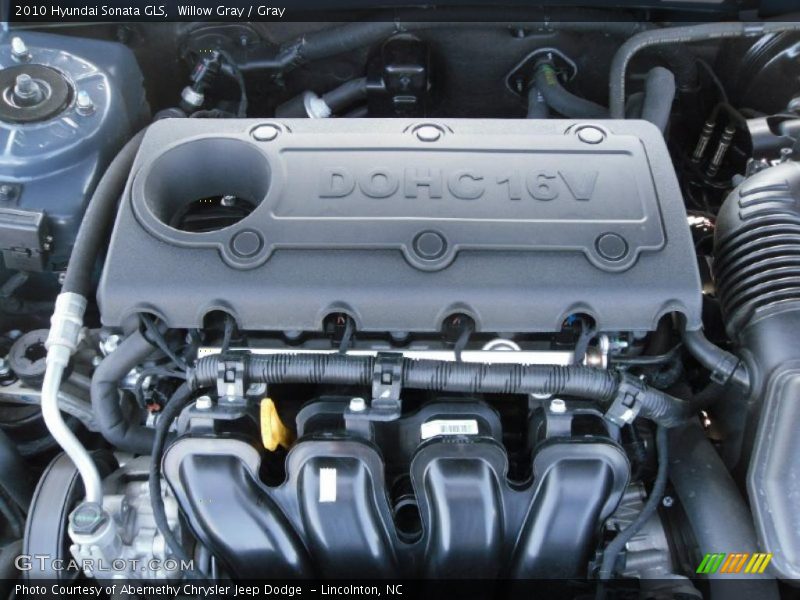 Willow Gray / Gray 2010 Hyundai Sonata GLS