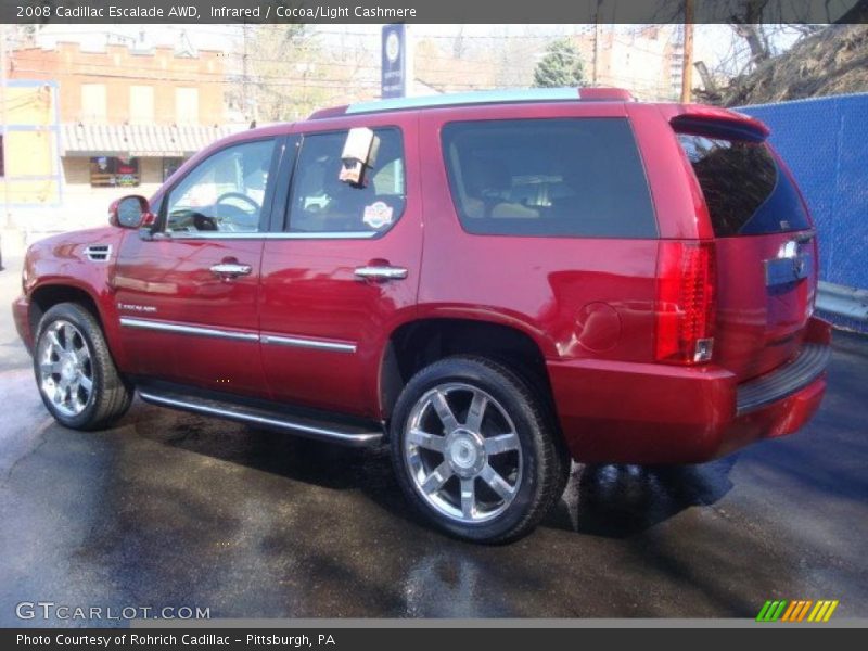 Infrared / Cocoa/Light Cashmere 2008 Cadillac Escalade AWD