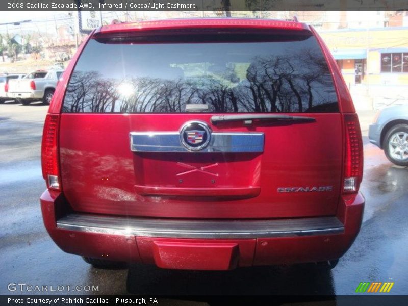 Infrared / Cocoa/Light Cashmere 2008 Cadillac Escalade AWD