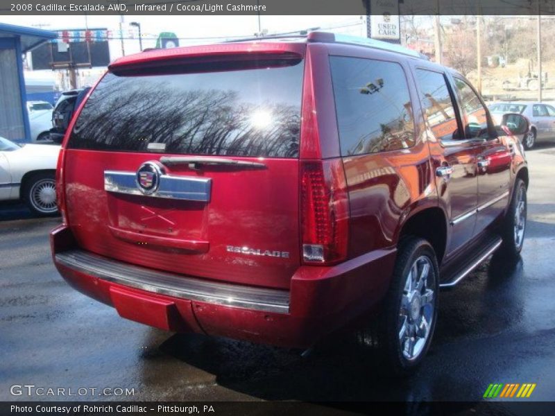 Infrared / Cocoa/Light Cashmere 2008 Cadillac Escalade AWD