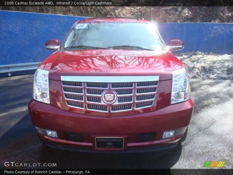 Infrared / Cocoa/Light Cashmere 2008 Cadillac Escalade AWD