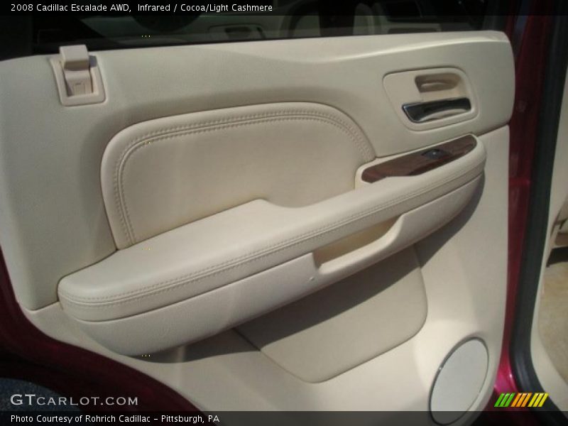 Infrared / Cocoa/Light Cashmere 2008 Cadillac Escalade AWD
