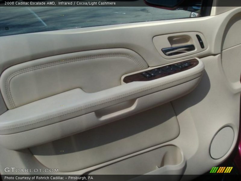Infrared / Cocoa/Light Cashmere 2008 Cadillac Escalade AWD