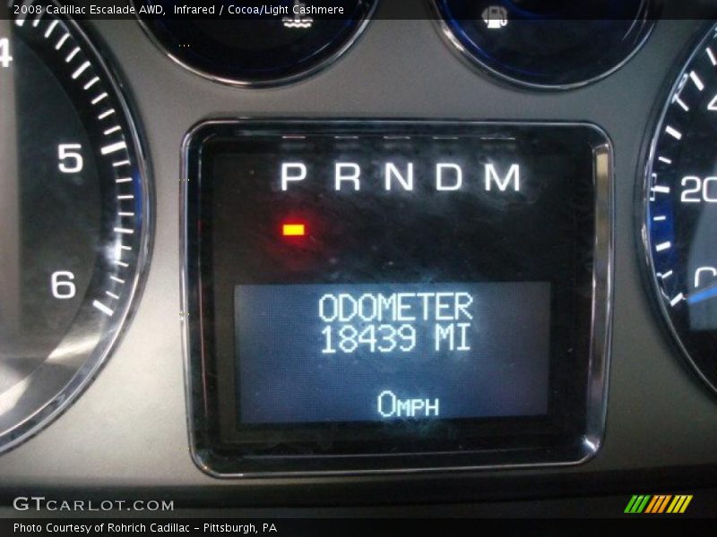Infrared / Cocoa/Light Cashmere 2008 Cadillac Escalade AWD
