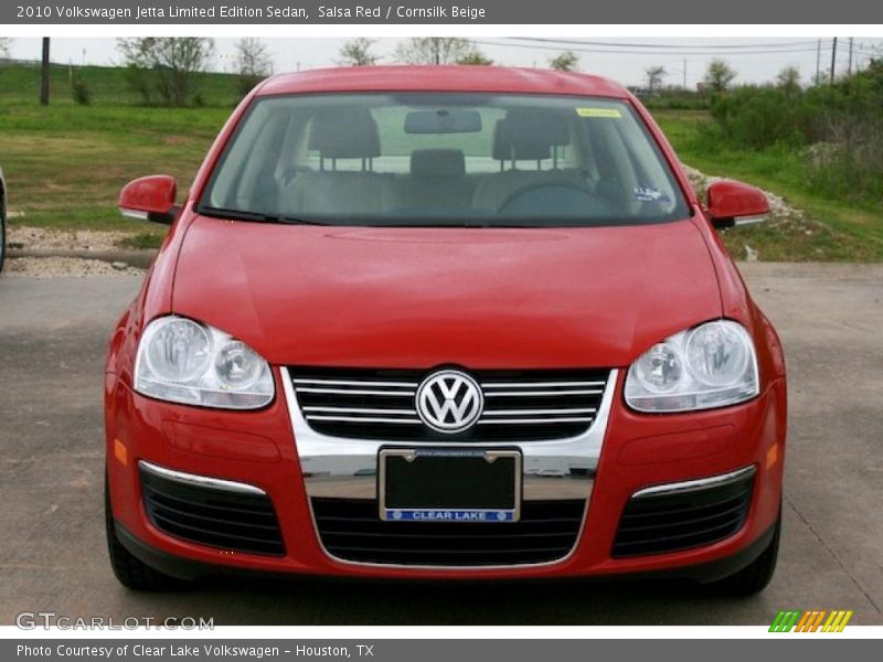 Salsa Red / Cornsilk Beige 2010 Volkswagen Jetta Limited Edition Sedan